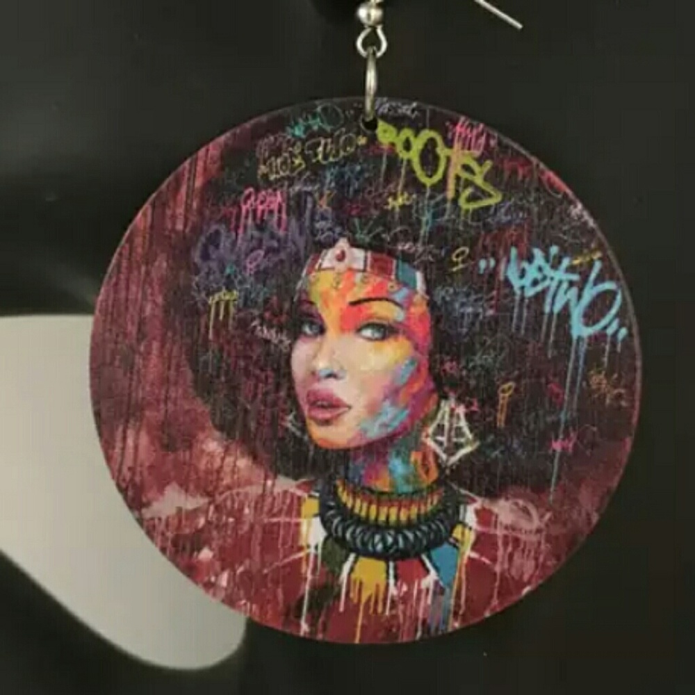 😍Afro Girl Earrings